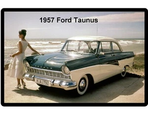 1957 Ford Taunus Auto Refrigerator / Tool Box Magnet - Picture 1 of 1