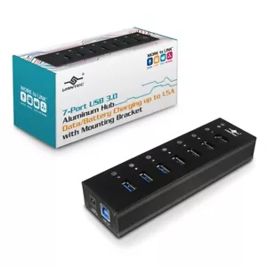 Vantec 7-Port USB 3.0 Aluminum Hub - Picture 1 of 6