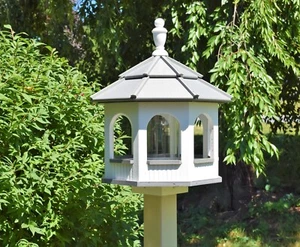Large Gazebo Bird Feeder | Made in USA | Amish Handmade | Octagon | Poly - Picture 1 of 9