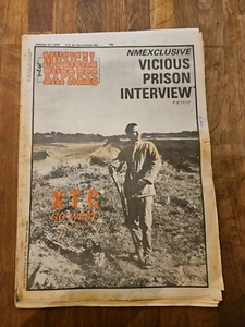 NME New Musical Express October 21st 1978 Sex Pistols Sid Vicious Prison Intervi - Imagen 1 de 6