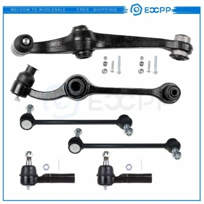 Fits 1995-1998 Ford Windstar 6Pieces Front Lower Control Arms Sway Bars Tie Rods - Image 1 of 4