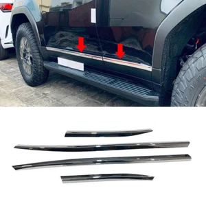 Chrome Door Side Moldings Line Cover Trim For LAND CRUISER /Lexus GX 2024 2025 - Picture 1 of 8