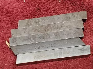 Set of 5 Crucible Rex AAA 5% Cobalt 3/8" x 3/8" x 3" Tool Bits - Picture 1 of 2