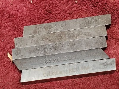 Set of 5 Crucible Rex AAA 5% Cobalt 3/8" x 3/8" x 3" Tool Bits - Image 1 of 2