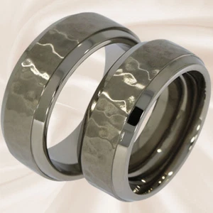 Titanringe Trauringe Hochzeitsringe Partnerringe Eheringe mit Gravur - Bild 1 von 6
