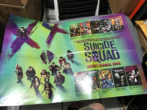 Suicide Squad Folded Movie Promo Poster 24 x 36 inches by DC Comics - Bild 1 von 1