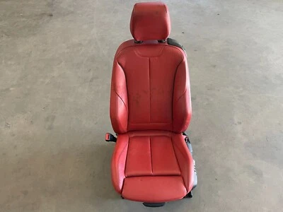 Asiento del conductor delantero izquierdo convertible BMW F23 M235i rojo 1375 fabricante de equipos originales 14 15 16 17 Foto 1 de 4