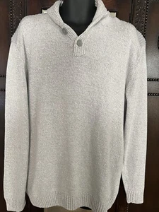 Method Men's Gray Knit Long Sleeve Sweater With Buttons Size XXL - Picture 1 of 13