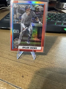 2025 Topps Chrome Dylan Crews 35th Anniversary Refractor Rookie Nationals RC - Picture 1 of 1