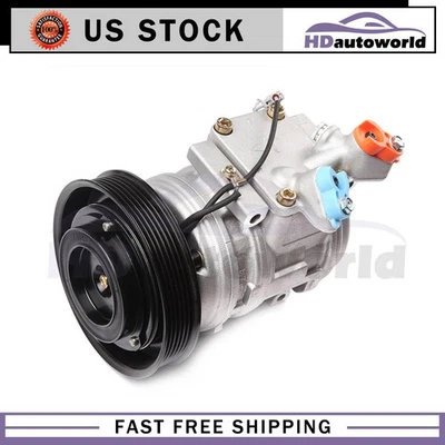 Fits Toyota Corolla 1.8L 1999 - 2000 2001 2002 A/C Compressor And Clutch - Image 1 of 4