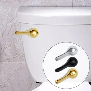 Toilet Tank Flush Lever Replacement Brass Flusher Arm Toilet Lever Toilet Handle - Picture 1 of 13