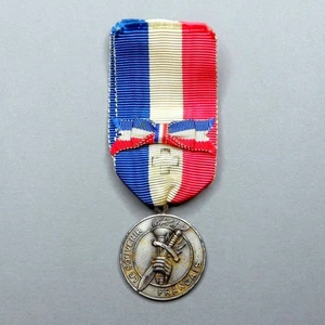 Gladius & Torche. Le souvenir Français. French Patriotic Medal. Ribbon Pendant. - Picture 1 of 6