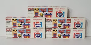 Lego Pepsi Basic Building Set VTG 1985 NEW SEALED 1562 Promotion 5 Sets Happy Ho - Picture 1 of 15