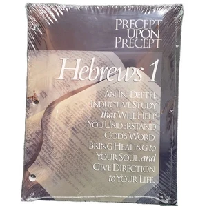 Precept Upon Precept Hebrews 1 Bible Study Course - Picture 1 of 2