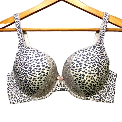 Body By Victoria Secret Bra 34D  Cheetah Print Perfect Shape Mob Wife - Image 1 of 4