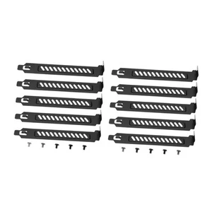 Lot de 10 plaques d'extension en alliage d'acier, support PCI à profil - Photo 1/6