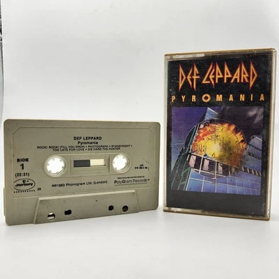 Def Leppard Pyromania Cassette 1983 Mercury Records PolyGram 810 308-4 M-1 - Image 1 of 4