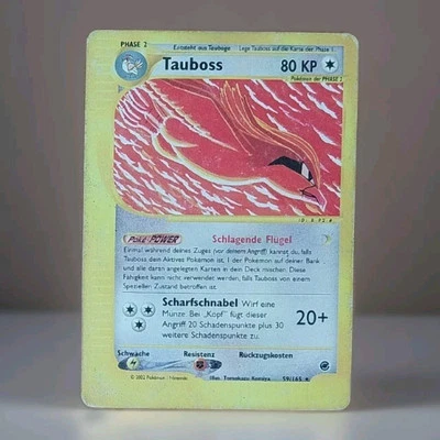 Tauboss Pokemon Karte Deutsch 59/165 Expedition - Bild 1 von 3