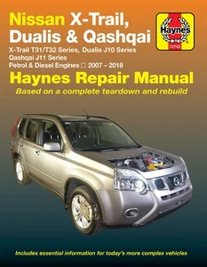 Nissan X-Trail 2007-2018, Dualis 2007-2014, Qashqai 2014-2018 Repair Manual - Picture 1 of 4