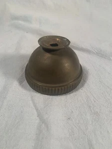 Vintage 3&3/16 Zoll gerippte Basiskante Messing 1/2 Kugel Abstandhalter - Bild 1 von 4