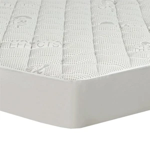 Water-Resistant Effects Odor Control and Cooling Fitted Mattress Pad, Twin, W... - Picture 1 of 8