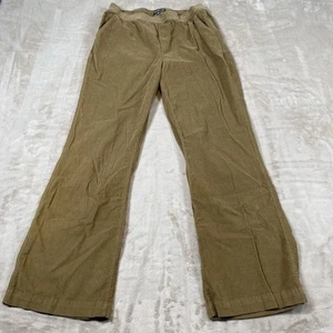 Toad & Co Womens M Corduroy Flare Pants Brown Organic Cotton Pull On Fall 2022 - Picture 1 of 9