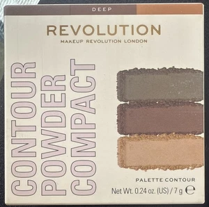 Makeup Revolution Compact Deep Powder Contour Palette for Face Contouring - Picture 1 of 4