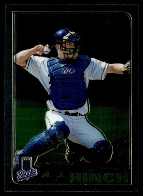 2001 Topps Traded & Rookies Chrome A.J. Hinch Rookie Kansas City Royals #T157 - Image 1 of 2