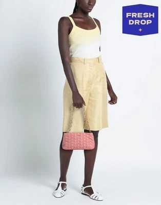 RRP€248 COCCINELLE Quilted Leather Shoulder Bag Detachable Chain Strap - Image 1 of 4