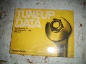 BOOK READERS DIGEST TUNE-UP DATA DOMESTIC/IMPORT 1972-1981 - Picture 1 of 3