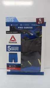 Reebok Boys Pro-Series 5 Performance Boxer Briefs Underwear Size S (6/7) NEW - Picture 1 of 2