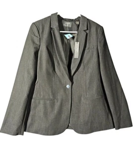 Elie Tahari Women's Suit Indigo Single Button Blazer Jacket Size 10 Business - Picture 1 of 5
