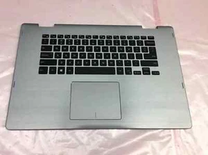 Dell Inspiron 15 7579 palmrest touch pad keyboard DW7JG Gray - Picture 1 of 2