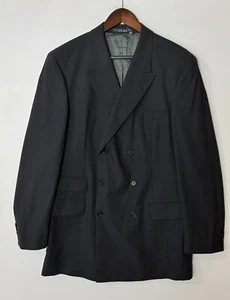 Hugo Boss Onassis Nostalgia Double Breasted Coat Size 42 L MADE IN GERMANY #911 - Picture 1 of 10