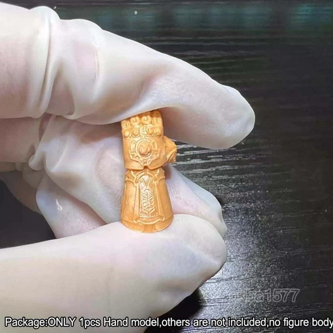 Unpainted 1/18 Infinity Gauntlet Hand Model For 3.75'' Action Figure Cover