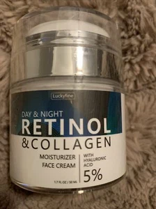 Crema hidratante de día y noche con ácido hialurónico con retinol y colágeno 1,7 oz - Imagen 1 de 2