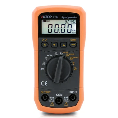 24V Loop Step Output DC Voltage Current Signal Generator Source Simulator Meter - image 1 of 3