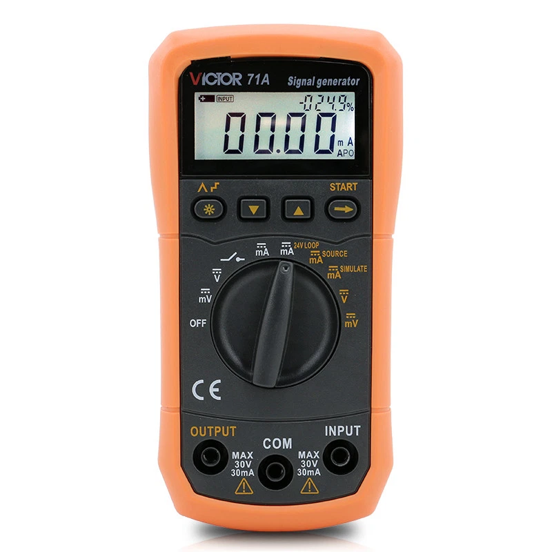 24V Loop Step Output DC Voltage Current Signal Generator Source Simulator Meter - image 1 of 3