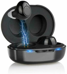 JINGHAO 1Pair Rechargeable Digital Mini Hearing Aids Enhancer Voice Amplifier - Picture 1 of 12