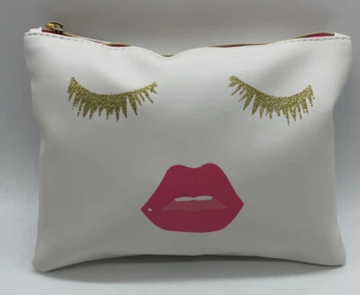 Cosmetic Bag For Women, Woomada Fashionable Makeup Bag Cute Lip & Eyebrow Desin - Изображение 1 из 4