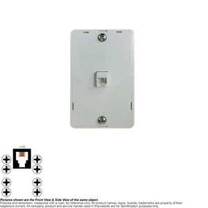 Network Wiring Wall Plate Telephone Stud Phone Hanger RJ11 Screw Terminal 74166B - Picture 1 of 4