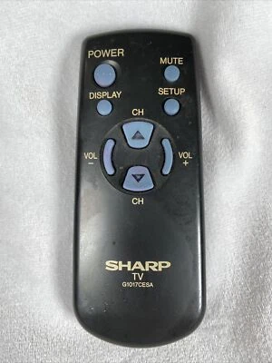 Substituição de controle remoto original Sharp TV G1017CESA FUNCIONA testado - Imagem 1 de 3