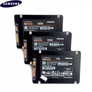 Samsung 860 EVO 2.5" SATA III SSD 250G 500G 1TB V-NAND Disk Solid State Drive - Picture 1 of 16