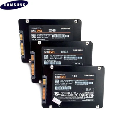 Samsung 860 EVO 2.5" SATA III SSD 250G 500G 1TB V-NAND Disk Solid State Drive - Image 1 of 4