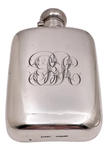 Birks Canadian Sterling Silver Early 20th Century Flask - Bild 1 von 6