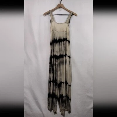 Mono Boho Tie Dye Para Mujer OS Crema Negro Retro Años 90 Y2K Artístico Costero Retro Foto 1 de 4
