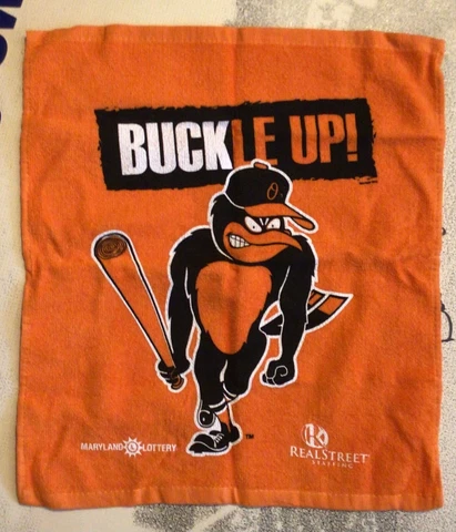 Baltimore Orioles Towel 2012 ALDS Buck Schowalter Promo Cover