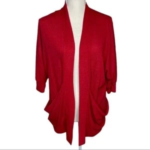 Bobeau Pullover Strickjacke vorne offen 3/4 Ärmel Größe Small - Bild 1 von 11