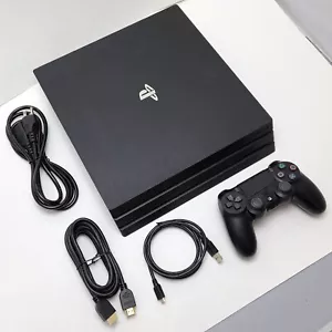 Sony PlayStation 4 Pro 2TB Black Video Game System 4K Console PS4 PRO Bundle - Picture 1 of 4