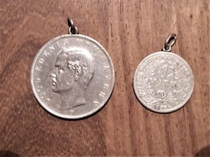 Anhänger Silber Otto Koenig von Bayern Deutsches Reich 1909 TOP ZUSTAND! - Bild 1 von 2